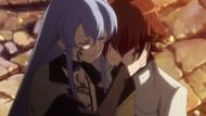Esdeath (left) and Tatsumi (right) as seen in the series' anime (Image via White Fox C-Station)